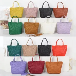 Bolso bandolera de hombro para mujer de tendencia 2024, tejido Pu de cuero bolso de mano, bolso portátil para mujer, bolsos