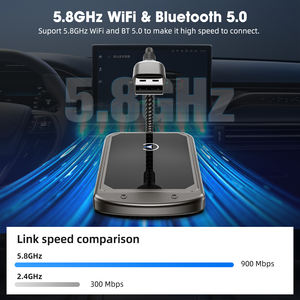 Logo personnalisé Adaptateur Carplay sans fil Dongle USB Car Play Compatible pour les voitures pour Iphone Android Auto - Product Image 5