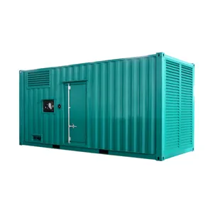 1000 kva 방음 발전기 가격 800kw 20ft 침묵하는 닫집 발전기 100kva 콘테이너 genset