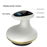 Appareil intelligent de thérapie par ventouses pour le soulagement de la douleur, massage des tissus avec chaleur et thérapie par lumière rouge, masseur corporel anti-cellulite pour un corps éclatant