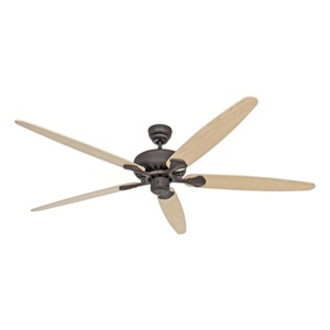 พัดลมเพดานใบพัดไม้ 5 ใบ, มอเตอร์ดีซีขนาด 70 นิ้ว, พัดลมเพดานแบบระบายความร้อนด้วยอากาศ - Product Image 1