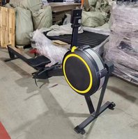 Máquina de remo de aire NO.5 para interiores, plegable, con resistencia, para fitness y ejercicio