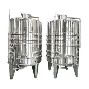 Tanque de Fermentación de Sidra con Control de Temperatura de 3000l, Fabricado en Acero Inoxidable SUS304, para la Producción de Vino y Vino de Frutas, Fermentación de Vino de 3000l - Product Image 1