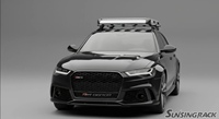 Barres de toit universelles en alliage d'aluminium pour SUV avec panier en acier, montables sur le toit, longueur 130/140/160 cm