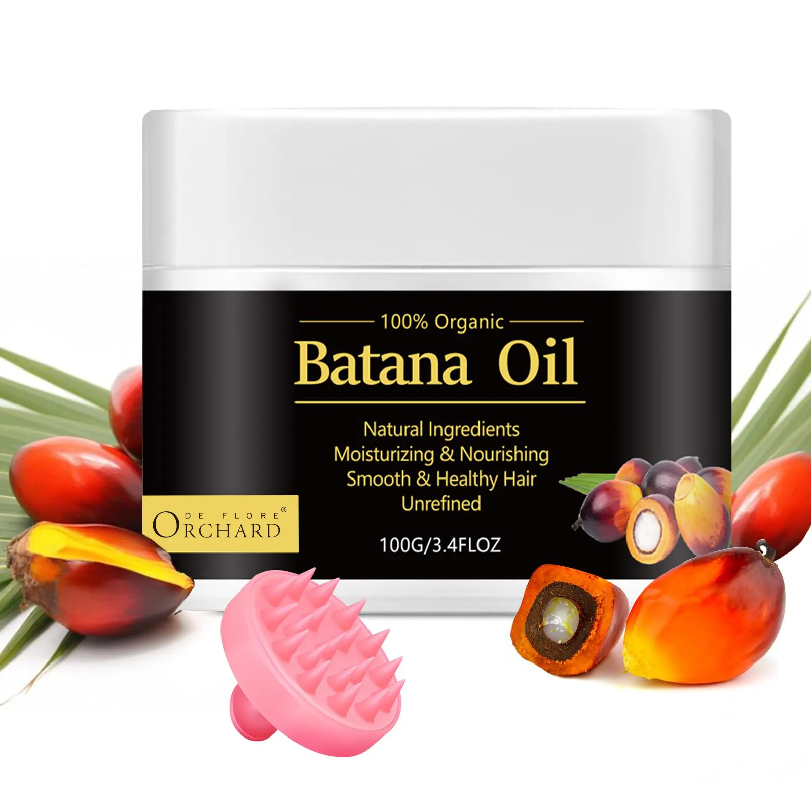 100% Organic Batana Hair Treatment Repair Damaged Prevent Hair Loss And Split Ends Raw Batana Hair Oil