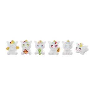 Lanshuo Porte-clés miniature poney porte-bonheur 3D en résine plastique, ornement de bureau, accessoire DIY - Product Image 5
