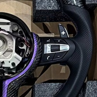 Volant en fibre de carbone violet adapté aux BMW F30 F20 F10 F34 F35 F32 F33 F36 F36 F80 E90 E70 E80 E60 X3 X4 X5 M2 M3 M4 M5