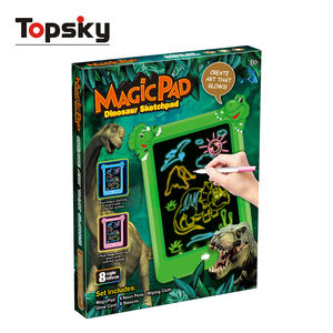 Lustiges DIY-Leuchtspielzeug für Kinder: Vorschul-Zeichenbrett aus Kunststoff, 3D-Magie-Leuchttablett zum Zeichnen für Kinder - Product Image 6