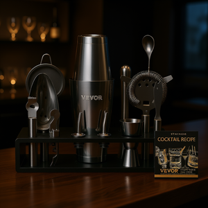 Ensemble de shaker à cocktails Vevor 750 ml en acier inoxydable couleur bronze, kit de barman, collection d'outils de bar - Product Image 2
