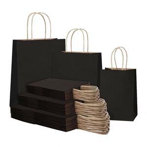 Paper <b>Bags</b> with Handles Assorted Sizes Gift Bulk Kraft Recyclable <b>Bags</b> for Handwork Shopping Business Sturdy Handle Party <b>Bags</b> - Product Image 1