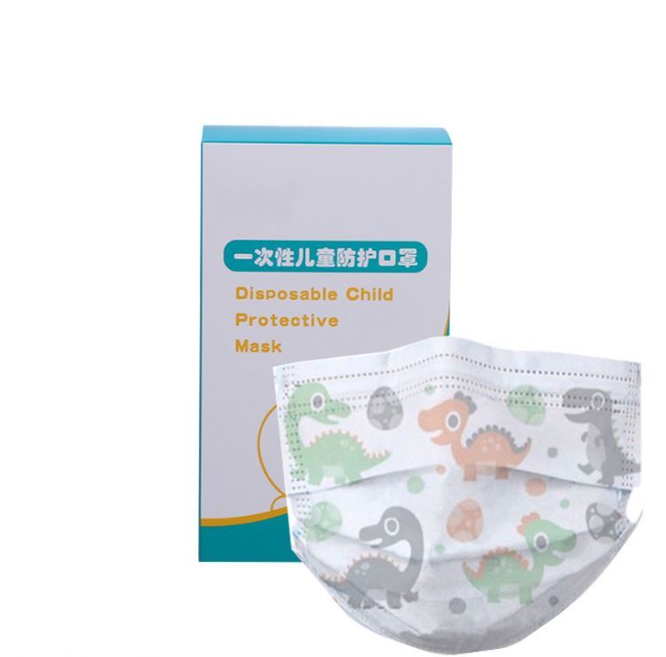 Envío rápido de nuevo diseño Moq bajo chico desechables de 3 capas cara máscara caja