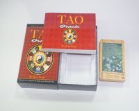 Boîte de jeu de tarot personnalisée avec estampage à chaud en feuille d'argent, gravure imprimée, méditation, divination, yoga - certifiée FSC, fabriquée à 100% de manière écologique