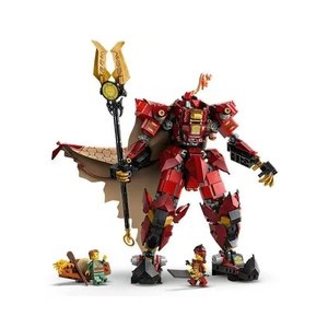 OEM <strong>Ninja</strong> Battle Mech Series - Buildable Flame <strong>Robot</strong> Action Figure, Compatible Building Blocks Wholesale - Product Image 1