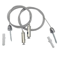 Accessoires de lampes Led, pince de câble, Protection de sécurité personnalisée, câble métallique pour système de lampes à Suspension