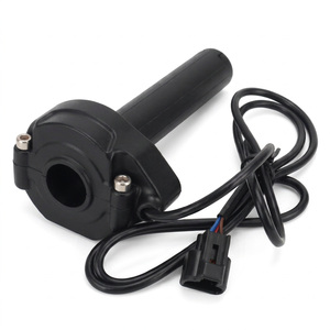 JFG RACING - Conjunto de Empuñadura de Acelerador Electrónico de Aluminio Negro y Nailon de Alta Calidad para Motocicleta Todoterreno Light Bee - Product Image 1