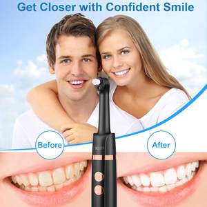 เครื่องขัดฟันไฟฟ้าขัดฟันด้วยไหมขัดฟันเครื่องมือทันตกรรม5โหมดความเร็วไฟ LED 5แปรงสำหรับเปลี่ยน - Product Image 3