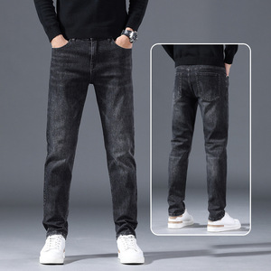 <span class=keywords><strong>Jeans</strong></span> Balloon da <span class=keywords><strong>Uomo</strong></span> con Logo Personalizzato, Lavaggio Scuro, Cuciture Curve, Gamba Larga Oversize, con Cuciture a Contrasto, Stile Streetwear - Product Image 5