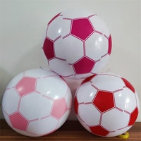 Ballon de plage gonflable d'été Jouet de piscine lumineux et durable pour enfants et adultes Jouet de jeu aquatique amusant Ballon de football gonflable extérieur
