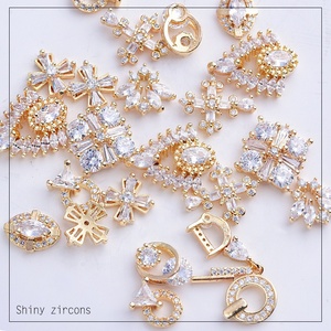 Paso Sico 12 Designs De Luxe Haute Qualité Ongles <span class=keywords><strong>Manucure</strong></span> Fournitures 3D Alliage Zircon <span class=keywords><strong>Strass</strong></span> Charmes En Gros - Product Image 2