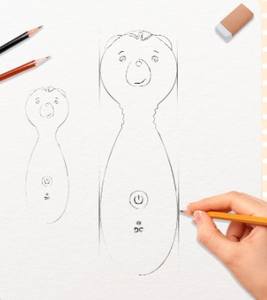 12 vitesses japon mignon Mini ours baguette magique massage vibrateur Offre Spéciale Av Sex Toy vibrateur haute vitesse pour femme - Product Image 5