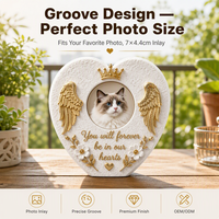 En stock, plaque commémorative pour animaux de compagnie en forme de cœur, aspect pierre, 4 couleurs, 15 cm, paillettes dorées, pour les propriétaires de chiens et de chats