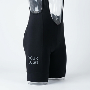 Shorts unisexe noir grande taille avec logo personnalisé, impression par transfert thermique, ajustés, respirants, séchage rapide, en Spandex et Nylon, longueur courte - Product Image 1