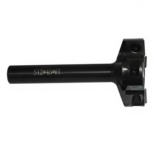 Cutter de menuiserie à insert remplaçable 4T, queue S12, 45° OD H12, pour l'industrie américaine du travail du bois et de la petite piètementrie - Product Image 1