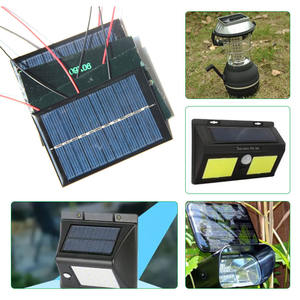 BUHESHUI 0.6W 6Vミニソーラーパネル90*60mm電動ワイヤー付きソーラーセルDIY小型ソーラーシステム - Product Image 6
