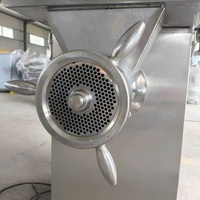 Machine à hacher la viande fraîche industrielle, hachoir automatique pour bœuf et porc, machine de production de saucisses et de boulettes de viande en SUS304