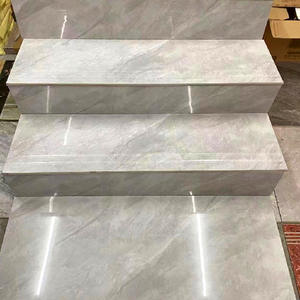 بلاط درجة رخامي ريفي مانع للانزلاق على الطراز الحديث ، بلاط الدرج والأرضيات بوظيفة الطوب الناري للغرف لاستخدام الردهات - Product Image 3