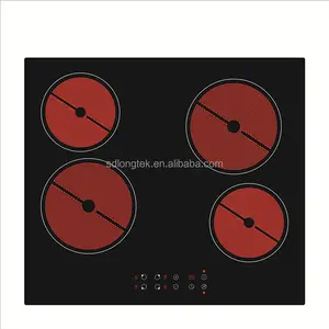 Placa Vitrocerámica Empotrable de 4 Quemadores con Certificación CE/GS, Tamaño de Corte 560x490mm, Modo Dual (Empotrable), Uso Doméstico, 6000W - Product Image 3
