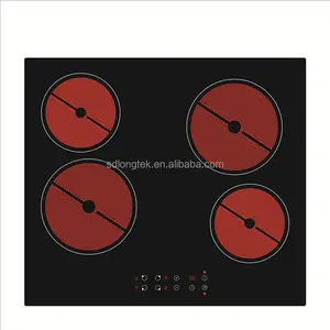 Напрямую с фабрики кухонный прибор Встроенный 4 конфорки плита электрическая инфракрасная керамическая плита