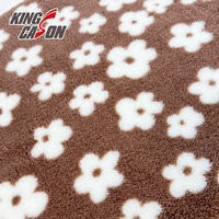 Velours Shu imprimé double face anti-boulochage, toucher pelucheux, prix de gros usine Kingcason, pour couvertures, pyjamas, textiles de maison pour enfants