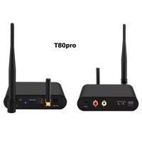 Transmitter T80PRO dengan Bluetooth untuk Headset Silent Disco untuk Headphone dengan Indikator Daya Rendah