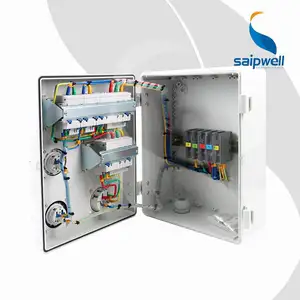 SAIPWELL IP67 Monitoring Waterproof Box Outdoor Weatherproof Buckle Terminal Box With Ear Polycarbonate Boxes