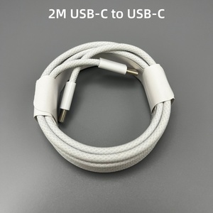 <span class=keywords><strong>Cable</strong></span> de Carga y Sincronización de Datos USB-C a USB-C Trenzado de 1M 2M para <span class=keywords><strong>iPhone</strong></span> 15 16 17 Pro y Teléfonos Android con Empaque Minorista - ¡Oferta Especial! - Product Image 6