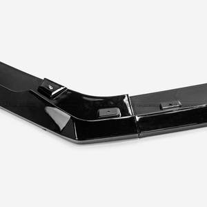 Alerón Delantero ABS Tipo L para Honda Civic Gen 11 FE FL, Negro Brillante, Sin Canards, Compatible con P-FE1-FB-TR - Product Image 3