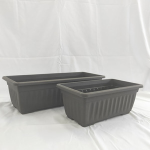 Planteur de légumes en plastique Ronbo Sunrise, <span class=keywords><strong>grande</strong></span> taille en plastique, balcon de jardin rectangulaire, jardinière - Product Image 5