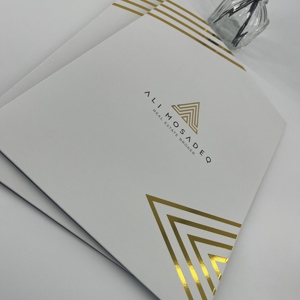 Nouveau style meilleure vente qualité papier spécial dossier catalogue services d'impression dossiers à rabat - Product Image 4