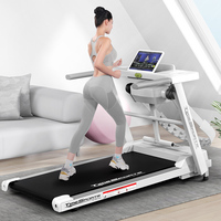 Máquina para caminar Equipo de gimnasio comercial para uso doméstico Máquina para correr Cinta de correr eléctrica