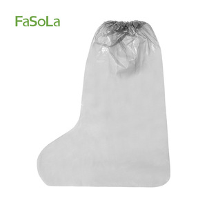 FaSoLa Waterproof Shoe <b>Covers</b> High-top Thickened Anti-slip Rain <b>Boots</b> Disposable Unisex Outdoor Use - Product Image 2