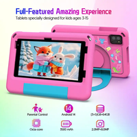 Tablette Android HD 7 pouces B7-P7 pour enfants avec caméra frontale, 8 Go + 64 Go, tablette éducative pour enfants, occasion