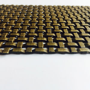 Caffe &amp; Bar 304 Stainless Steel Metal Mesh Cabinets Door Decorative Antique Brass Wire Mesh <strong>Kitchen</strong> - Product Image 4