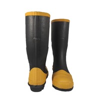 Vente en gros de bottes de pluie antidérapantes imperméables de haute qualité pour la chasse bottes de pluie en caoutchouc