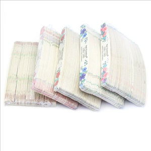 Lote de 10 Uds. De limas de uñas profesionales, 100/180 de madera de pulido, papel de lija fuerte, esmeril, uñas de doble cara, bloque de amortiguación, herramientas artísticas para uñas - Product Image 5