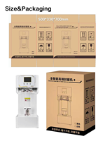 Machine à sceller les boissons semi-automatique électrique de haute qualité haute efficacité pour les boîtes en plastique en conserve lait Soda spécial