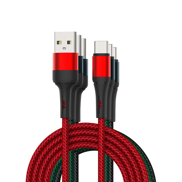 Schitec New Selling Data Cable Customize the Strongest Durable Nylon Braided USB Cable for Power Charge
