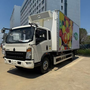 รถบรรทุกห้องเย็น HOWO 7 ตัน สำหรับขนส่งสินค้าประเภทนม เนื้อสัตว์ ปลา ผัก ขาย - Product Image 2