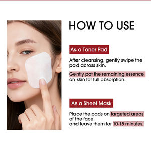 Coussinets de toner Niacinamide 5 TXA coussinets faciaux hydratants pour un teint uniforme éclat quotidien sous les yeux avec - Product Image 6