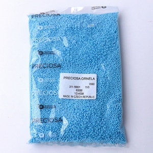 Perles de <span class=keywords><strong>rocaille</strong></span> en verre originales tchèques Preciosa 500g, uniformes 11/0, couleur opaque inaltérable, pour bijoux DIY – Vente chaude - Product Image 3